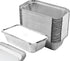 55 Pack Loaf Pans with Lids, Aluminum Loaf Pans, Bread Pans, Meatloaf Pans l Cake Pan, Foil Loaf Pans, Disposable Aluminum l Tin Pans, 650 ml capacity Size 7.8x4.3x2 by Spare Essentials