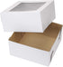 Wilton 12-Inch Cake Boxes with Windows for 10-Inch Cakes, White, 6-Count