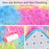 AROGAN Soft Rainbow Area Rugs for Girls Room 3x5 Feet, Fluffy Girls Bedroom Rugs, Princess Rug, Cute Colorful Carpet for Kids Teens Nursery Toddler, Blue