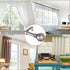 KAMANINA 1 Inch Curtain Rod Telescoping Single Drapery Rod 36 to 72 Inches (3-6 Feet), Round Finials, Silver