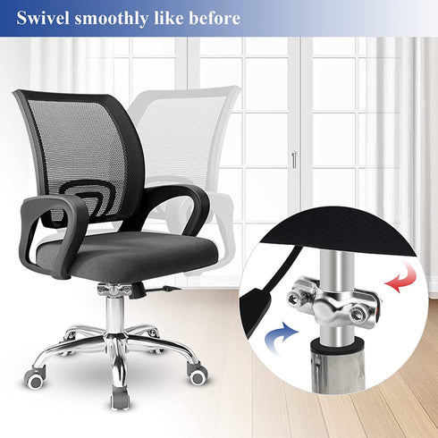 Fixing Sinking Office Chair, Office Chair Cylinder Replacement to Prevent Sinking, Adjustable Height Office Chair Gas Lift Cylinder Saver fix kit with A Wrench