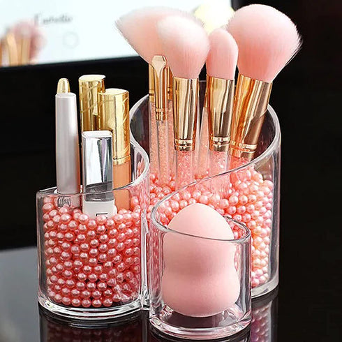 Makeup brush holders?brush holder?makeup brush storage?makeup brush holders?makeup organizer, Jewelry and Hair Accessories?Eyebrow pencil makeup brush finishing box cosmetic desktop storage box, dressing table eyebrow pencil lip gloss finishing