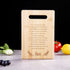 Unique Birthday Gifts For Mom Bamboo Cutting Board Engraved Kitchen Gifts(M5)