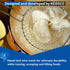 Hicook Stainless Steel Kitchen Spider Strainer Skimmer Ladle Food Dumpling Noodle Strainer for Pasta Spaghetti Noodles and Frying, 5 inches