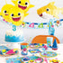 Unique Baby Shark Party Hats - 8 Pcs, Multicolor, One Size