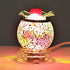 ASAWASA Handcrafted Mosaic Candle Wax Warmer, Exquisite Scented Burner and Fragrance Melter, Also a Cozy Night Light for Home Kitchen Décor Aromatherapy Spa Yoga Gifts (Roland Purple)