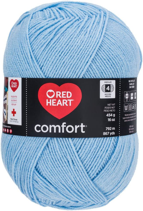 Red Heart Comfort Yarn, Baby Blue