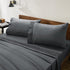 Bedsure Full Size Sheet Sets Grey - Soft 1800 Bedding Microfiber Sheets Full Size Bed, 4 Pieces Bed Sheets Full