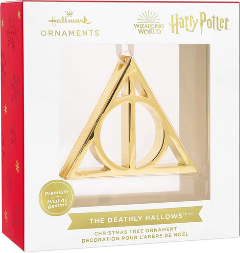 Hallmark Harry Potter Deathly Hallows Symbol Metal Christmas Ornament