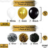 Gold 2022 Balloons Numbers Set - 40 Inch, Pompoms and Hanging Swirls | Black and Gold Graduation Decorations 2022 | Graduation Party Decorations 2022 | Class of 2022 Decorations, Graduation Balloons