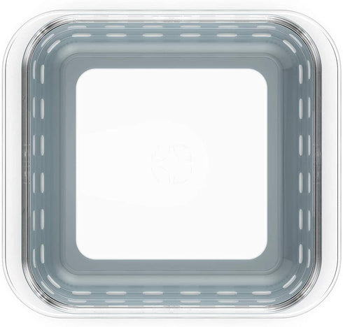 Ello Duraglass Baking Dish, 8x8-2Qt, Polar Grey