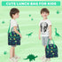 Lunch Box Bag for Kids,VASCHY Insulated Lightweight Lunch Box Tote for Toddler Boys and Girls School Daycare Kindergarten Dinosaur
