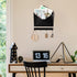 Metal Mail Envelope Holder Wall Mounted Hanging Envelope Decor Mail Organizer Holder and a Row Hook for Home Or Office