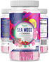 Vigilant Lifestyles Organic Strawberry Seamoss Gummies - with Burdock & Bladderwrack for - Thyroid - Healthy Skin - Gut - Vitamin C - Collagen - Joint - Keto-Detox & Immune System - 60 Count