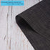 Placemats Set of 4 Jolumros Place Mats for Dining Table Non-Slip Heat Resistant Washable Woven Vinyl Place Mats for Kitchen Decor Insulation Table Mats(Black)