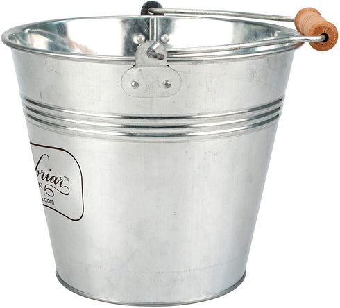 Stonebriar 50 Hour Long Burning Citronella Candle with Galvanized Metal Bucket