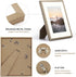 11x14 Picture Frame with Mat for 8x10, 8.5x11 Pictures, Antique Bronze Aluminum Metal Photo Frames for Landscape/Portrait/Poster/Prints/Arts, Wall Mounting or Tabletop Display (Brushed Bronze, 1-Pack)