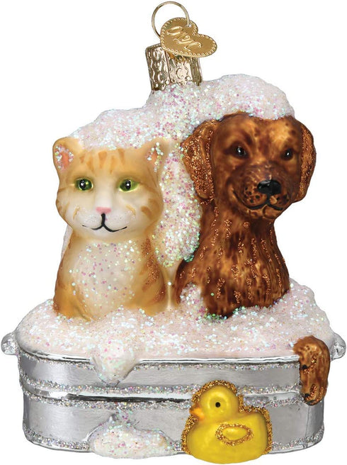 Old World Christmas Bubble Bath Buddies