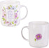 Christian Art Gifts Ceramic Coffee/Tea Mug Set for Women | Inspirational Watercolor Flowers Design Bible Verse Mug Set | Boxed Set/4 Coffee Cups