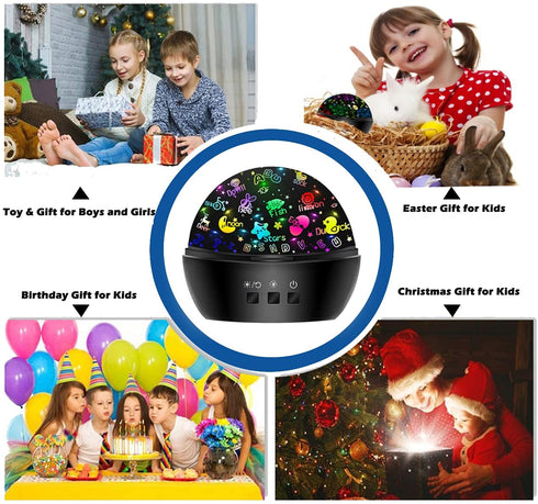 Learning Toys for 1-10 Year Old Boys,2 in 1 Matching Letter Game Projection Kids Toys,Chirstmas Xmax Birthday Gifts Presents for Toddlers,Baby Gifts Age 2-8,Easter Gifts for Kids