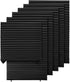 Estilo Black Window Shades - Pleated Paper Shades for Indoor Window Covers - Blackout Blinds 36 Inch x 69 Inch - Pack of 6
