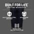 Stanley Classic Stay Chill Vacuum Insulated Pint Glass Tumbler, 16oz Stainless Steel Beer Mug with Built-in Bottle Opener, Double Wall Rugged Metal Drinking Glass, Dishwasher Safe Insulated Cup