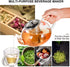 Glass Teapot Kettle, OAMCEG 40 OZ / 1.2 L Teapot with Removable Infuser & Lid & Handle, Glass Tea Kettle Stovetop Safe, Great For Loose Leaf Tea, Blooming Tea, Tea Bags & Fruit Infused Water
