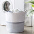 INDRESSME Large Cotton Rope Basket 14.2'' x 13.4'' x 16.2'' Baby Laundry Toy Basket Storage Kids Tall Woven Basket Blanket Nursery Hamper Bin