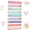 Set of 9 Unicorn Rainbow Motivational Wall Art Wall Decors Christmas Favor Are Kind Strong Loved Positive Sign Wall Decors Unicorn Sign for Teen Girl Nursery Daughter Bedroom Niece Baby Present