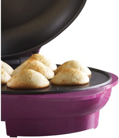 Brentwood Mini Cupcake Maker Machine Non-Stick, 7, Pink