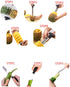 Pineapple Corer Peeler Slicer Cutter, Lemon Press Squeezer Manual Juicer, Apple Corer Remover and Jalapeno Pepper Corer Remover, yamesu 4-piece Set Bundle Kitchen Gadget Tools