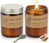Sandalwood and Lavender Scented Candles, Soy Candles for Home Scented, Aromatherapy Candle for Women, Candle Gift Set for Birthday, Valentine's Day Mother's Day, Long Lasting Candles, 7.2oz, 2 Pack