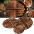 XIAOSI Wooden Kitchen Accessories Handmade Anti-Overflow Cookware Part Fir Wood Pot Lid Pan Lid Iron Pot Cover(30301.6cm)