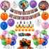 50Pcs Dragon Ball GT Party Decorations,Dragon Ball Party Banner,Super Saiyan Foil Balloon,Dragon Ball Latex Balloon,Dragon Ball Cupcake Topper and Dragon Cake Topper,Goku Party Supplies for kid's