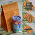USA owned ECO/EGO Eco-Friendly Lunch Set/ 1 heavy duty and waterproof waxed canvas lunch bag/ 1 bamboo cutlery set (1 knife,1 fork,1 spoon,2 chopsticks,1 straw,1 cleaning brush,1 travel pouch).