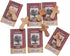 Zuluf Six Small Olive Wood Crosses The Holding Crosses From Israel | Handheld, Comforting Design for Clutching, Clinging With 6 Holy Land Certificates 6cm / 2.5 Inch Each Cross - CRS095