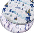 Baby Bassinet Sheet for Boys and Girls, Cradle Mattress Sheet, Baby Bedside Sleeper Cover, Universal for Rectangle, Oval, Hourglass Bassinet Mattress, Soft & Breathable, 2 Pack, Mountain & Pine