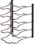 SimpleHouseware Cabinet Pantry Pot and Pan Organizer Holder Rack, Bronze