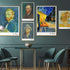 Walldekor Famous Impressionism Artwork by Van Gogh, Cafe Terrace at Night, Unframed, Poster Wall Art Print for Home Decor Wall Decor(16x24 Inch)