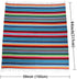 AerWo 59 x 84 Inch Mexican Tablecloth Mexican Serape Blanket for Mexican Party Wedding Cinco De Mayo Fiesta Decorations Outdoor Picnics Dining Table Cover, Large Square Cotton Fringe Table Cloth