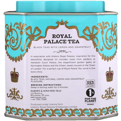 Harney & Sons Royal Palace Tea Tin (30 Sachets) 2.67 Ounces