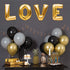 RUBFAC 92pcs Metallic Gold Balloons Chrome Gold Balloon Different Sizes 18 12 10 5 Inch Gold Latex Balloons for Birthday Party Graduation Baby Shower
