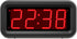 EUTUKEY Bedroom Alarm Clock Battery Operated Only, 1.2" LED Screen, Big Red Digit Display, 2-Levels Dimming, Snooze, 12/24h, Easy Digital Clock for Kids and Adults, Elderly, Boys, Girls