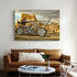 LVUPIIG Ghost-Rider Motorcycle Rider Poster Decorative Painting Canvas Wall Art Living Room Posters Bedroom Painting 16x24inch(40x60cm)