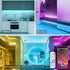 Under Cabinet LED Lighting Kit, GPED 5050 RGB Led Strip Lights 6PCS Waterproof TV Backlight with APP Remote Control Music Sync Led Lights Flexible 10ft Tape Lighting Kits Timing Bedroom Kitchen