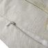 JWH Hand Embroidery Accent Pillow Case Faux Pearl Cushion Cover Dandelion Flower Pillowcase Home Sofa Bed Living Room Decorative Shell Gift Beige 20 x 20 Inch