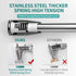 Minkay Shower Curtain Rod Tension No Drill for Bathroom Windows,Curtain Shower Rod,Black 28-47 inches 304 Stainless Steel, Never Fall Off, Rust Free.