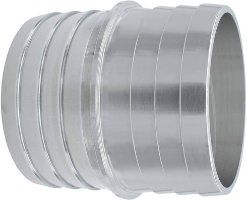 ICT Billet 2" to 2" Inch Hose Barb Splice Coupler Repair Mend Fitting Adapter Connector Radiator Coolant Intercooler Heat Exchanger Fluid Designed & Manufactured in USA Bare Aluminum AN627-32A