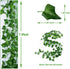 Anoak 24 Pack 180 Feet Artificial Ivy Garland Plant Garland Fake Ivy Leaves Hanging for Home Kitchen Garden Office Party Wedding Wall Decoration