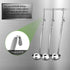meekoo 3 Pieces Stainless Steel Ladle Soup Handle Ladle with Pouring Rim for Kitchen Cooking Soup Sauce (10 oz)